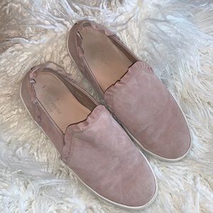 Kate Spade ♠️ Lilly suede loafers dusty pink